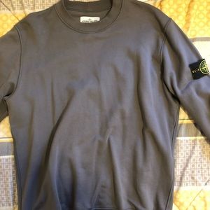 Stone island blue gray sweater sz xxl